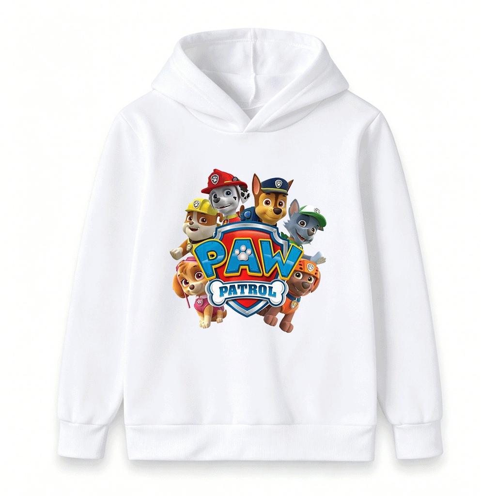 Kids Boys Girls Cartoon Animal Print Hooded Sweatshirt Casual Long Sleeve Pullover Tops for Toddlers