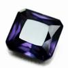 Purple Tanzanite Loose Gemstone 7.70 Ct Color-Change Square Shape for Jewelry Making and Crafts