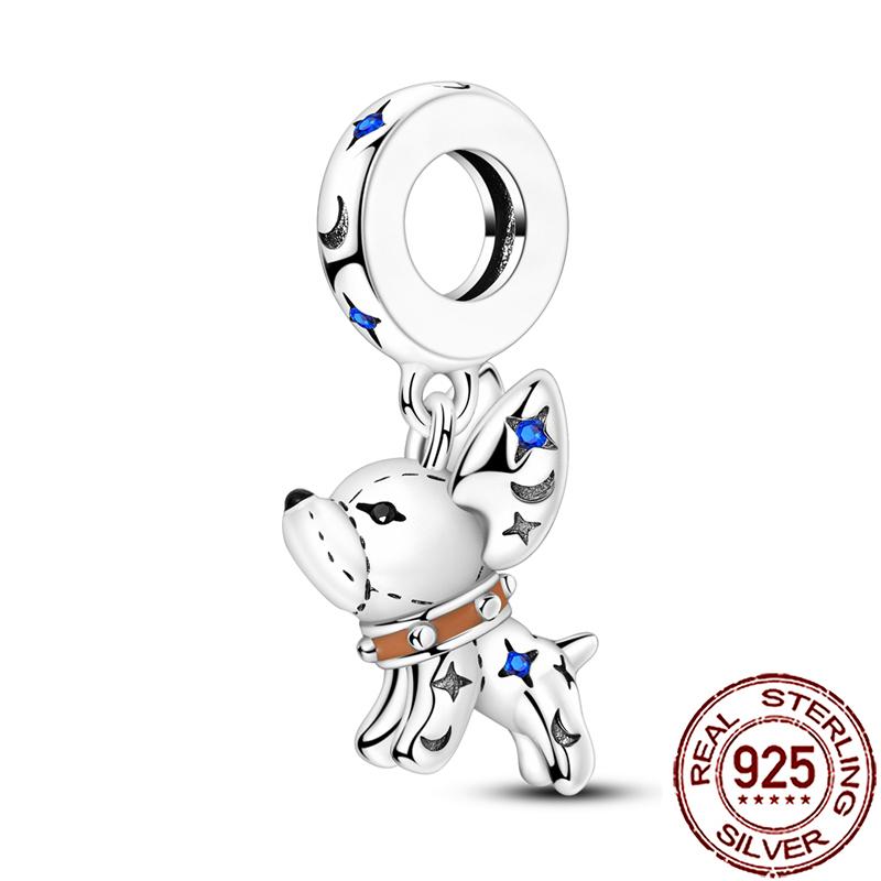 Gothic Charms Copper Pumpkin Calavera Colorida Beads Fit Snake Chain Bracelet Necklace Halloween Women Diy Jewelry