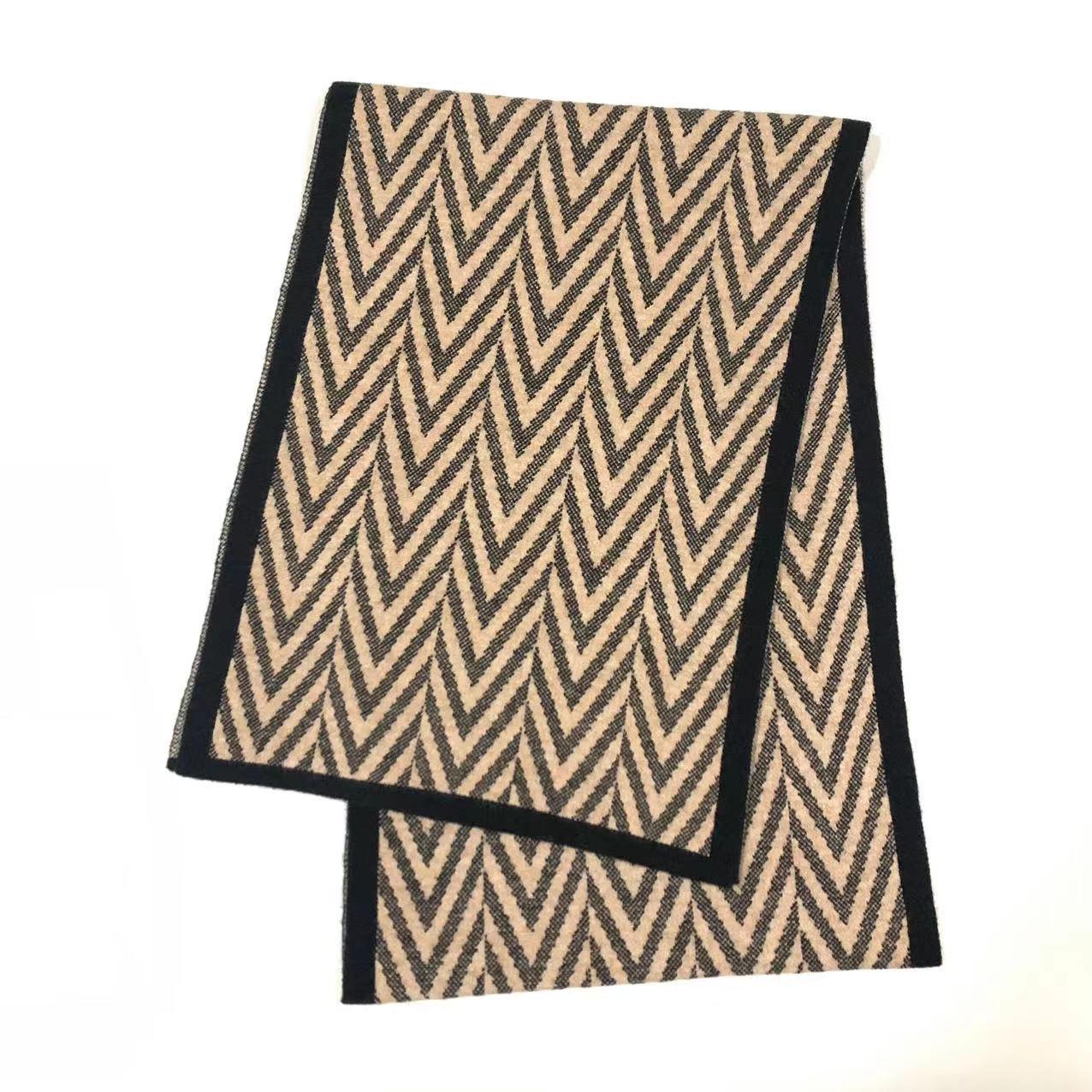 

Легкий кашемировый вязаный шарф-манишка в корейском стиле - Модный и универсальный жаккардовый шарф Over 175cm