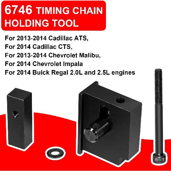 Timing Chain Holding Tool 6746 Camshaft Positioning & Alignment Tools Fit for 2013-2014 Cadillac ATS