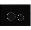 Flush Button Oltens Lule Black 57106300 for Installation