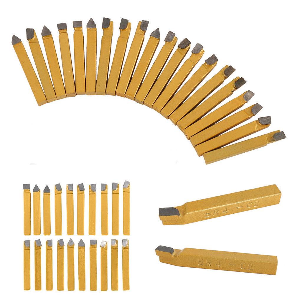 Kit Carbide Lathe Tools 1//4/" Metal CNC C-6 AR4-C6 BR4-C6 10pcs Durable