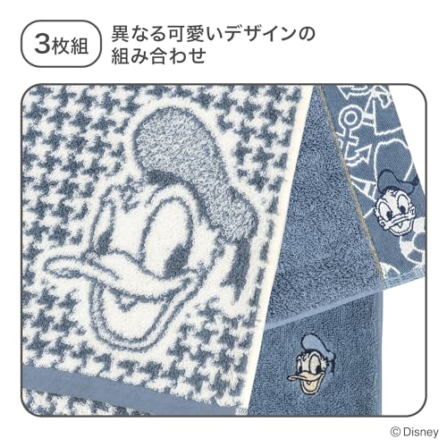 Towel Laboratory Disney Character #023 Face 3-piece Set Soft Fast Absorbent 100 Cotton Low Lint Shedding Gift Japan Technology