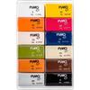 Pâte à Modeler - FIMO - SOFT Natural - Set de 12 - Doux - Couleurs Assorties