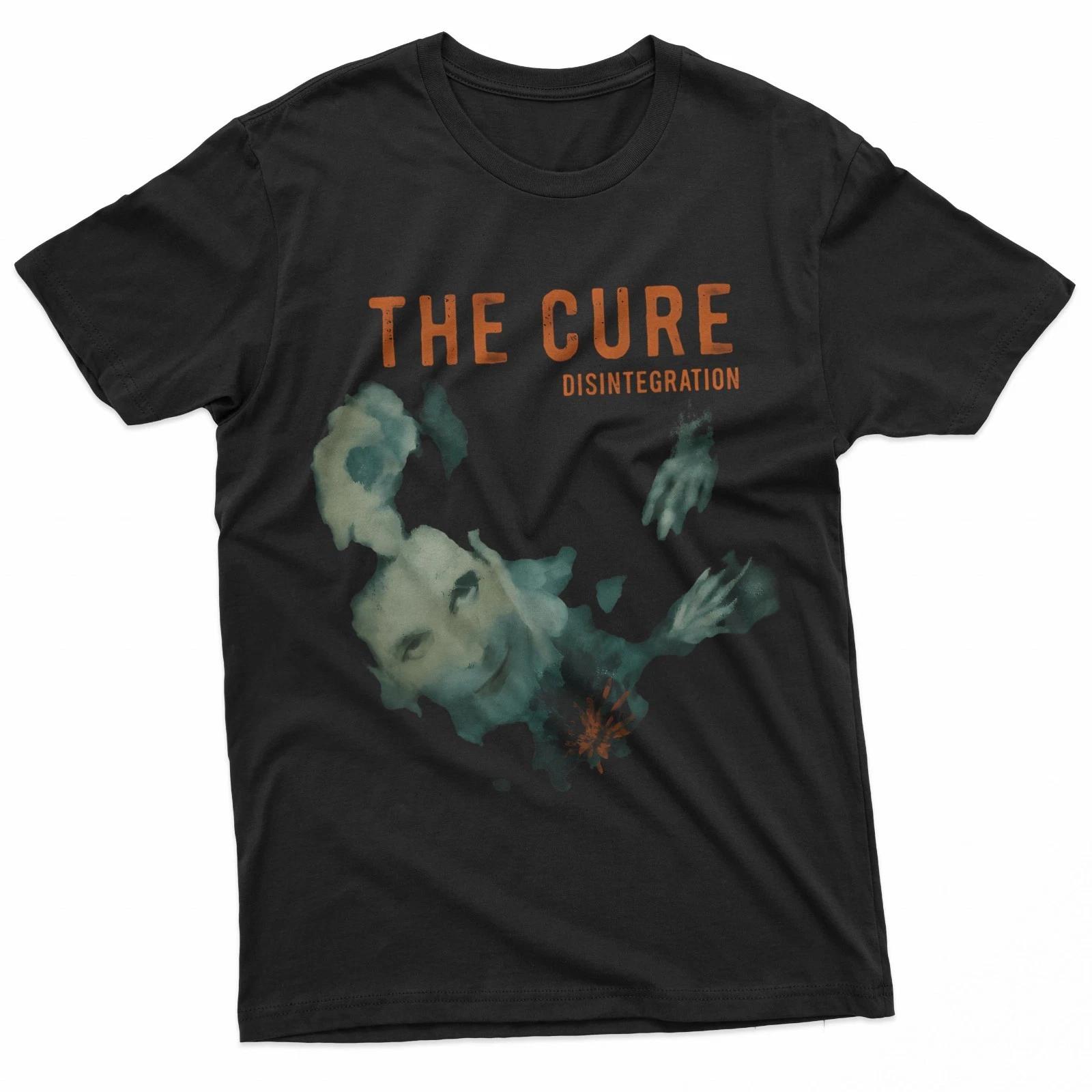 The Cure Disintegration Ghostly 100% Cotton T-shirt Mens Tees Top L