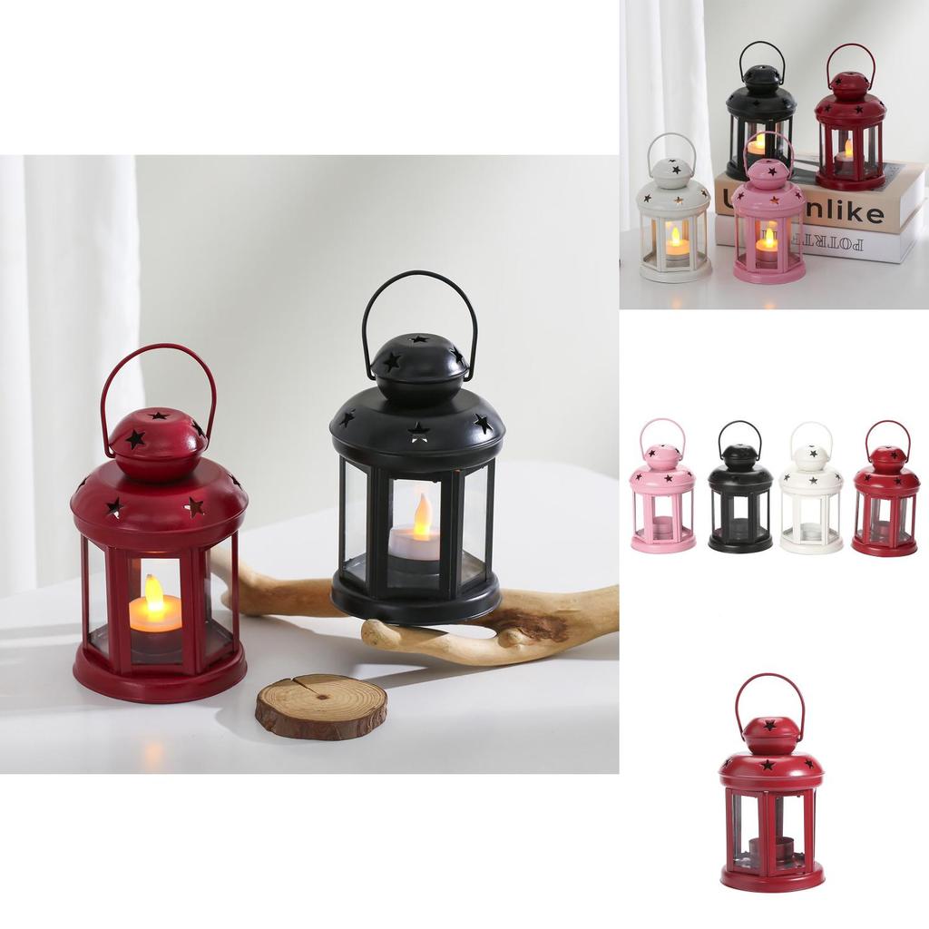 Metalen Ster Kaarsenhouder Met Hol Design Voor Romantische Bruiloften En Huisdecoratie