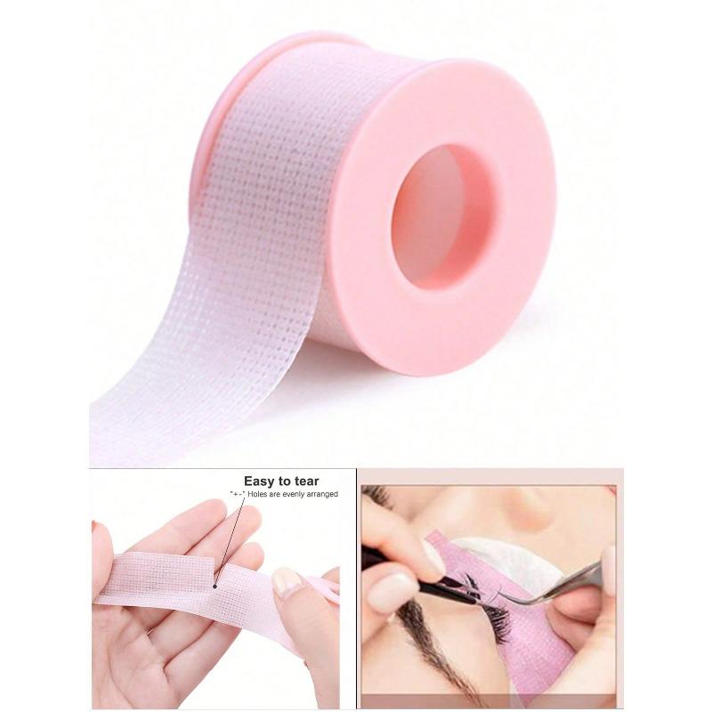 1 Roll Breathable Eyelash Extension Tape, Professional Eyelash Extension Tape Non-Woven Fabric, Self-Adhesive Tape For Eyelash Extension Application