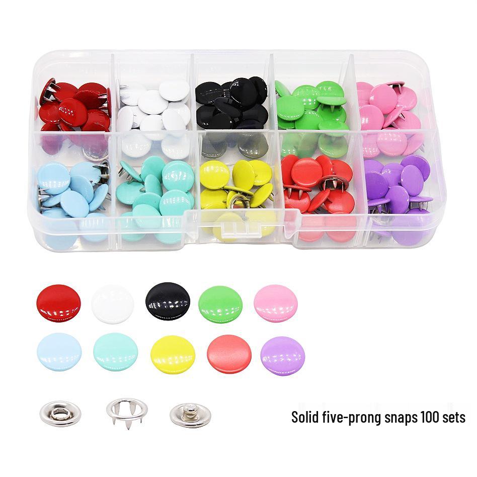 Five-Claw Hand Pressure Pliers for Baby Clothes with 9.5mm Metal Concealed Buckle Installation Tool