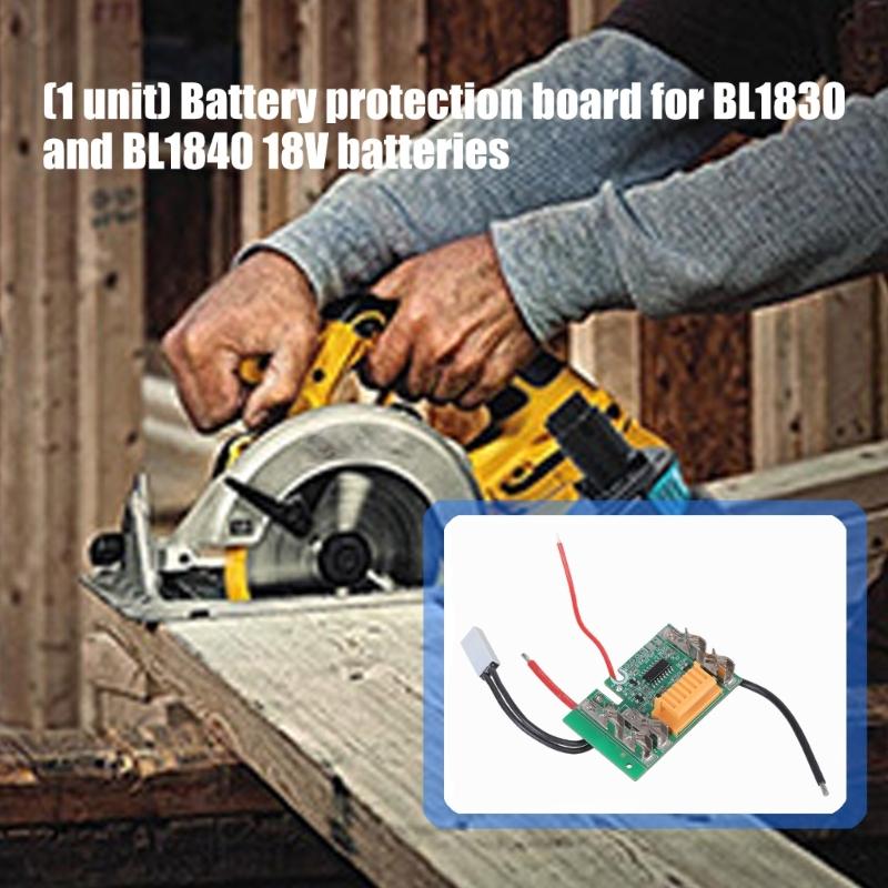 High Efficiency Battery Protections Board Intelligent Power Regulation Compatible for BL1830 BL1840 BL1850 18V Battery Models