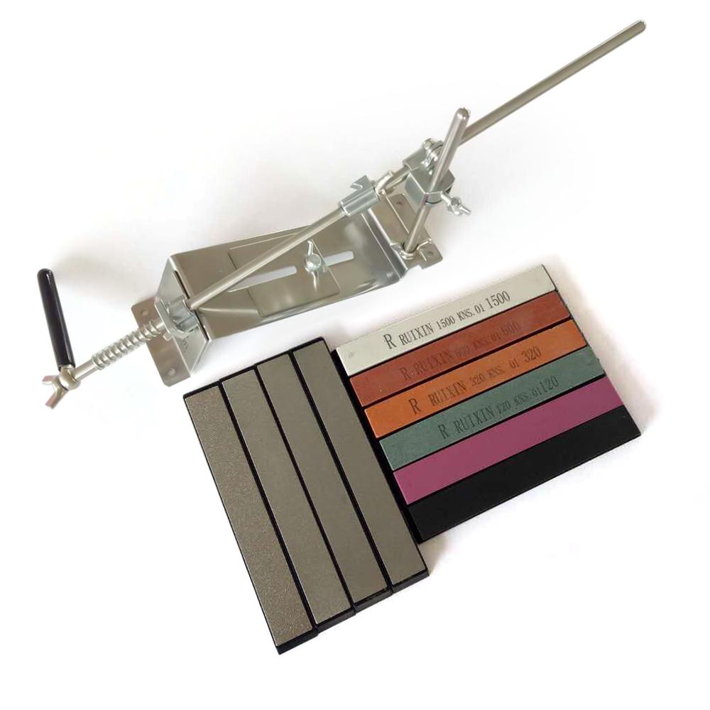 Uppgraderad knivslipsats med fast vinkel i helmetall rostfritt stål Professional 14 slipning