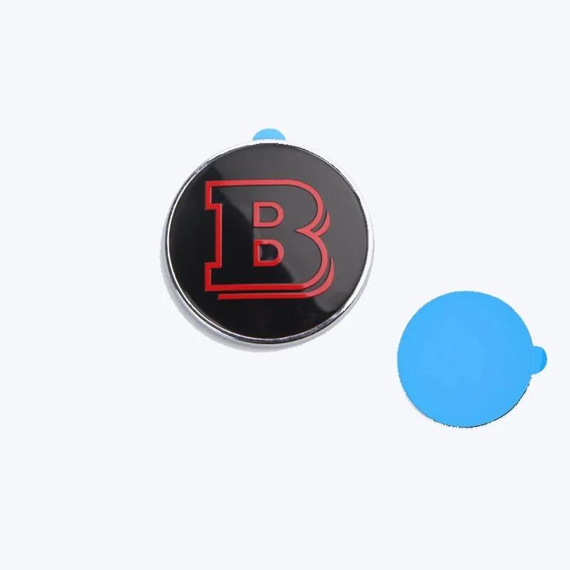 56mm with Brabus B Logo for Vito V Class Car Engine Hood Logo or Rear Trunk Emblecm Badge Logo Modification Accessories