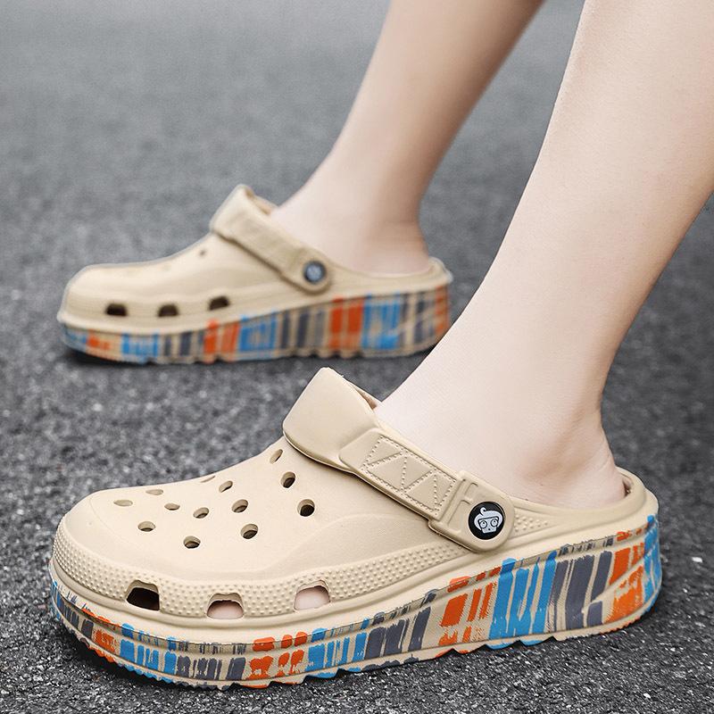 Bekväma Color Block Sports Sandaler med stötdämpning och halkfri sula för utomhusaktiviteter