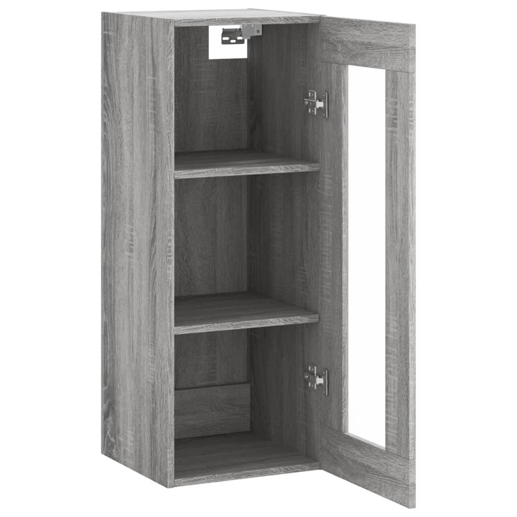 Wall Cabinet Gray Sonoma 34.5 X 34 X 90 Cm