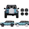 Auto Tire Cover with Handle Waterproof Tire Bag Energy Saving Car Accessory for Easy Transport for  Wheels Up to 65cm
