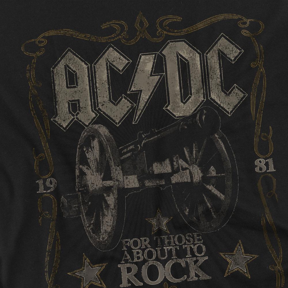 AC/DC Unisex Adult Rock Label T-Shirt