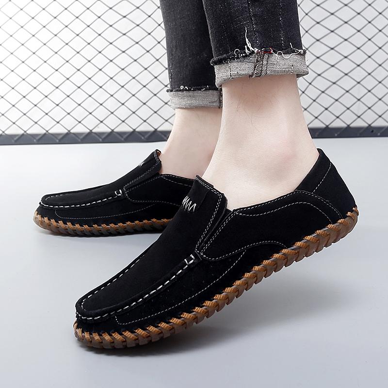 Spring Handmade Men Shoes Casual Comfortable Men Slip On Loafers Men Walking Flats Hot Sale Moccasins Tooling Shoes Sneakers