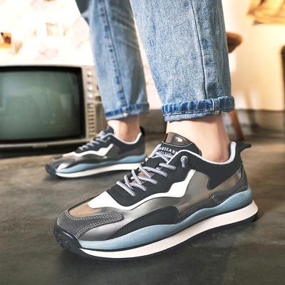 Moda 2024 Nowe Buty Męskie Wiosna i Jesień Wersja Koreańska Starych Butów Płaskie Sportowe Casualowe Buty Szyte Retro Buty Forrest