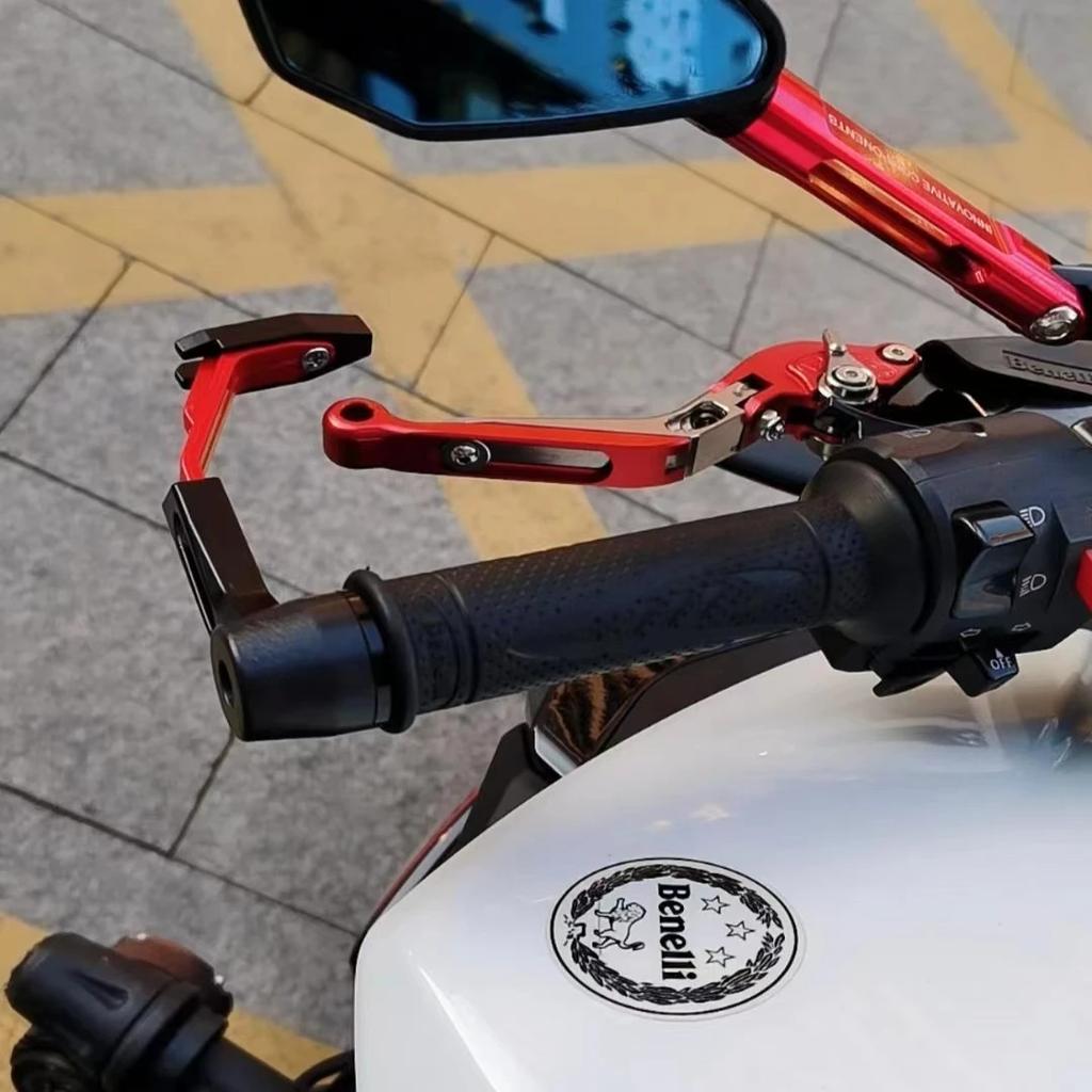 Verstellbarer, universeller 7/8"-Lenkerschutz mit Bremshebelschutz für Motorrad, Roller, ATV und Mountainbike