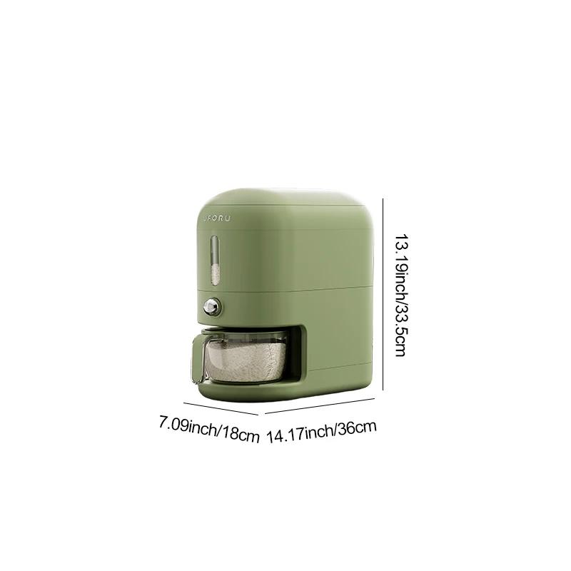 Large Capacity Rice Bucket Storage Bucket Sealed Dustproof Moisture-proof Food Grade Rice Bowl Kitchen Press Type Organizer Box