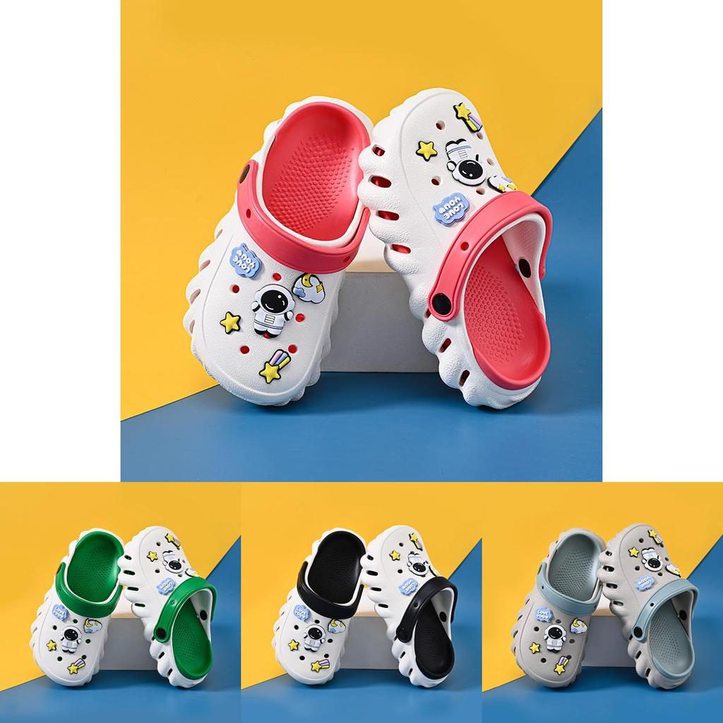 Boys Breathable Colorful Clogs Perfect For Summer Adventures And Outdoor Activities