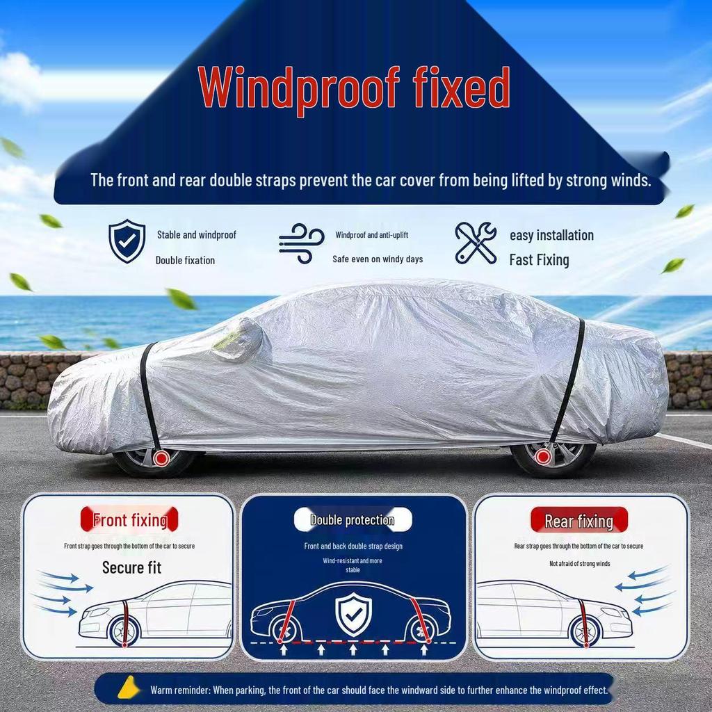 Southeast V3 Lingyue Car Cover: Sun Protection, Waterproof Heat Insulation, All-Season Oxford Cloth.