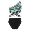 2 Stück Kinder Mädchen Badeanzug Bedruckte Crop Tops und Slips Set Strand Schwimmen Badeanzug