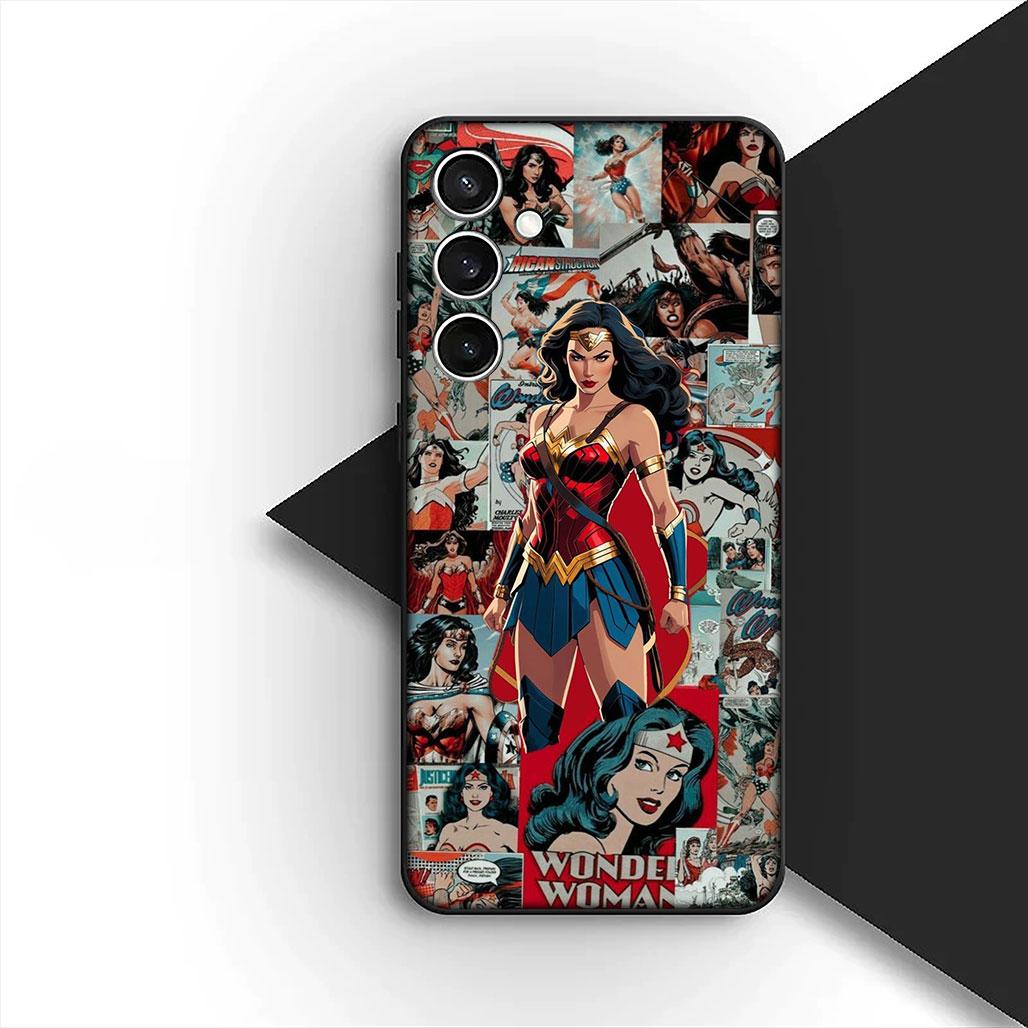 

Wonders DC Movie Woman Silicone Cover for Samsung Galaxy S25 S24 S23 FE Ultra Plus S7 Edge S25+ S24+ A56 5G + Coque Phone Case Galaxy A56 5G