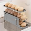 Automatic Scrolling Egg Rack Holder Storage Box Egg Container Organizer Rolldown Refrigerator Eggs Dispenser Kitchen Accessories