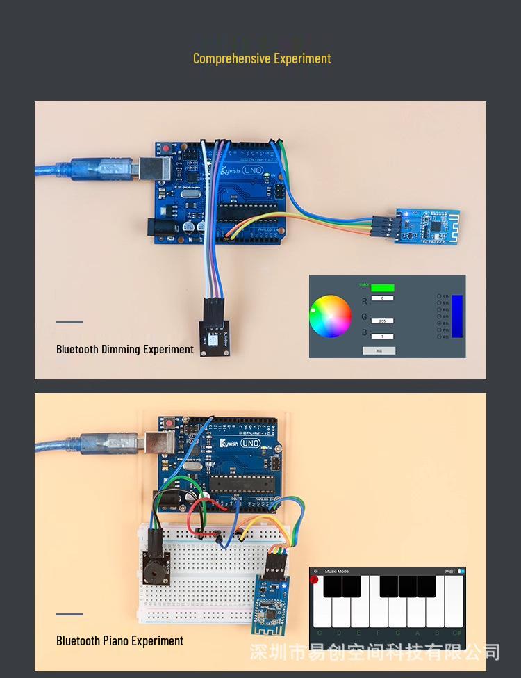 Arduino Uno R3 Beginner's DIY Electronic Kit with Sensor Development Board