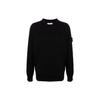 FW21 Logo Design Loose Fit Crew Neck Long Sleeve Wool Sweater Men Sweater Black 7515535A3-V0029