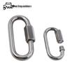 304 Stainless Steel Quick Link Carabiner Marine Safety Buckle for Outdoor Use