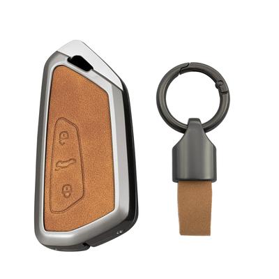 Volkswagen Dedicated Key Case, Smart Key Holder, PU Leather, Zinc Alloy, For VW