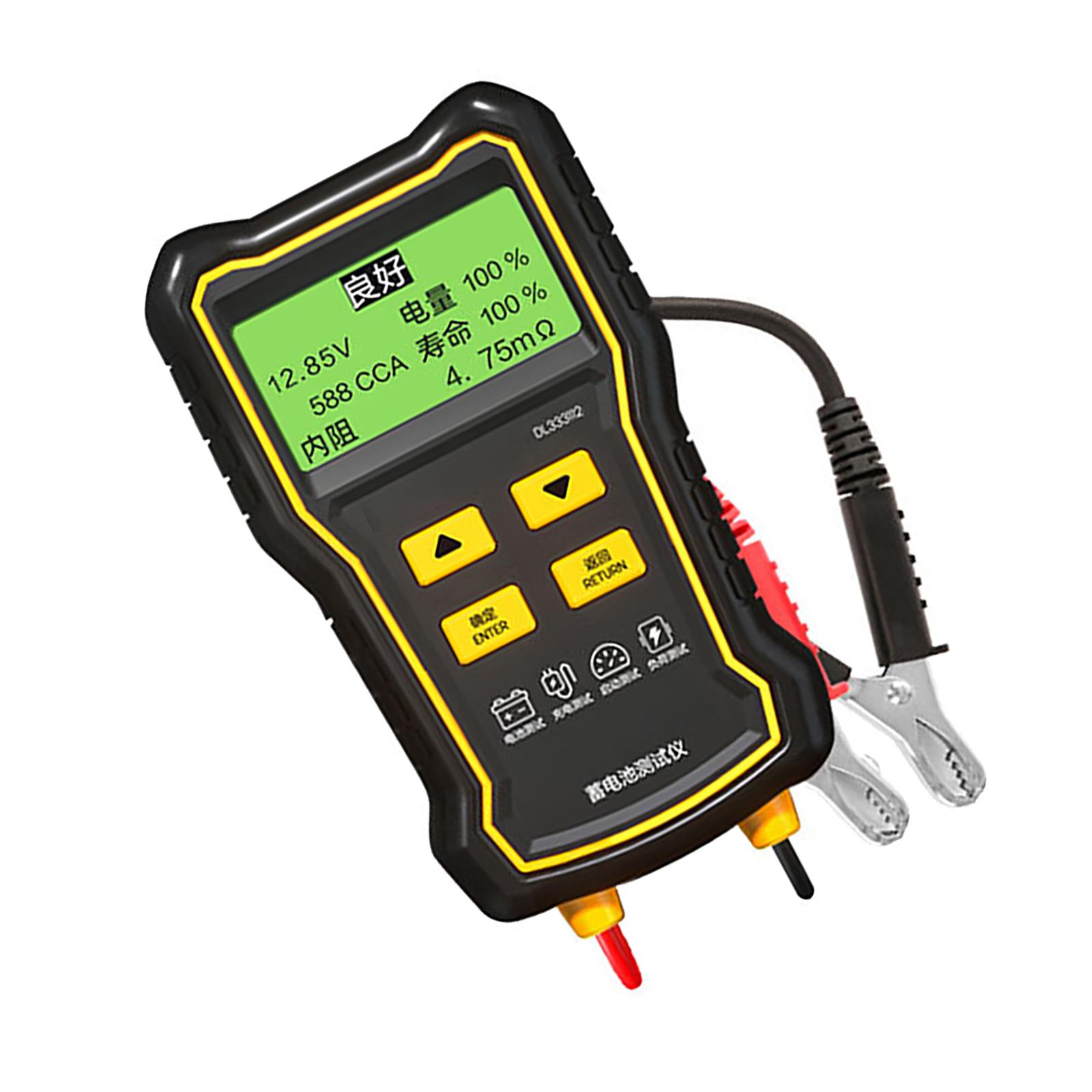 

Устройство диагностики автомобильного аккумулятора Тестер аккумулятора Тестер аккумулятора Четырехпроводной тест Легко тестируйте различные кислотные аккумуляторы 12