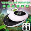 DC5V Portable Solar Power Car Air Purifier with Filter Cleaner Remove Formaldehyde Cigarette Smoke Ionizer Anion Air Purifier Cleaner