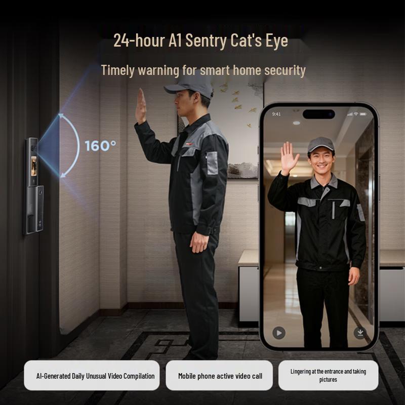 TCL K11 Pro AI Smart Door Lock with Dual Screen & Face Recognition