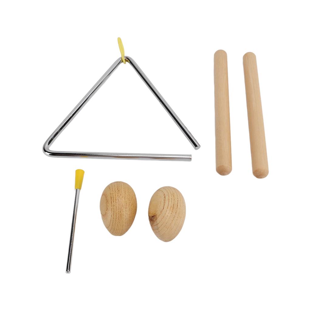 Dreieck Schlaginstrument Set Holz Musikalisches Schlaginstrument Spielzeug für Kinder Vorschule