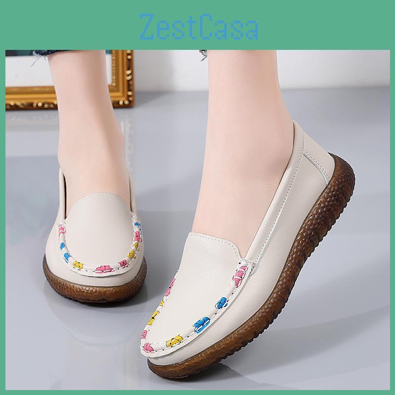 Womens Slip Penny Casual Loafers On Round Toe Flats Comfortable Fashion Work Business Shoes Lightweight Faux Leather Driving Shoes For Women