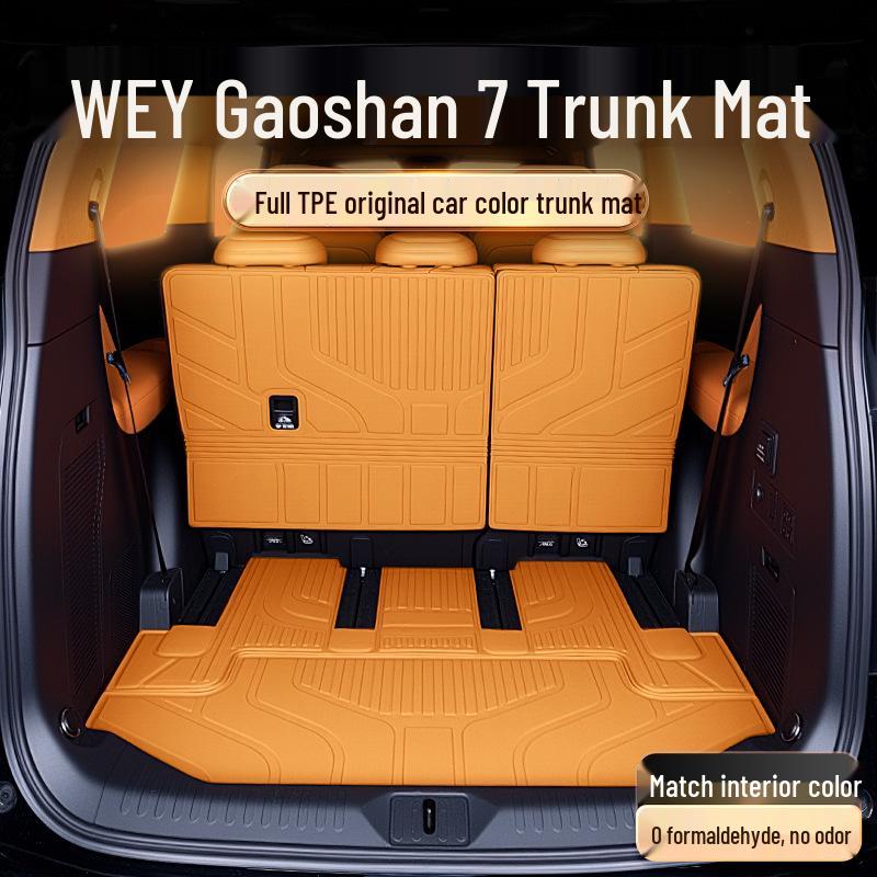 Great Wall Wey Gaoshan 7-Seater TPE Trunk Mat - Premium Car Accessory