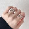 Niche Design Double-Layer Simple Fashion Cold Wind High Sense Zir*****Pen Ring Female Personality Trend