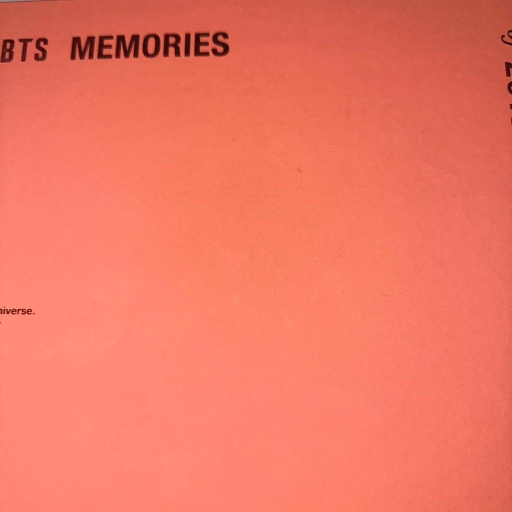 [USED] BTS MEMORIES 2019 DVD with Japanese subtitles