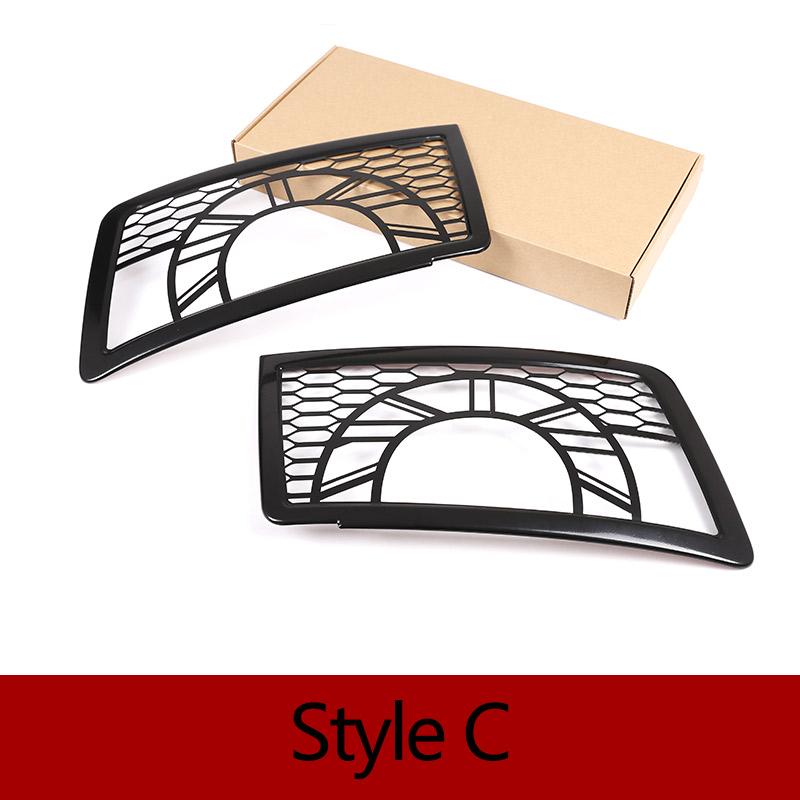 Stainless Steel Car Headlight Lampshade Protection Net Cover For Land Rover Defender 90 110 2020-25 Accessories Car Modification