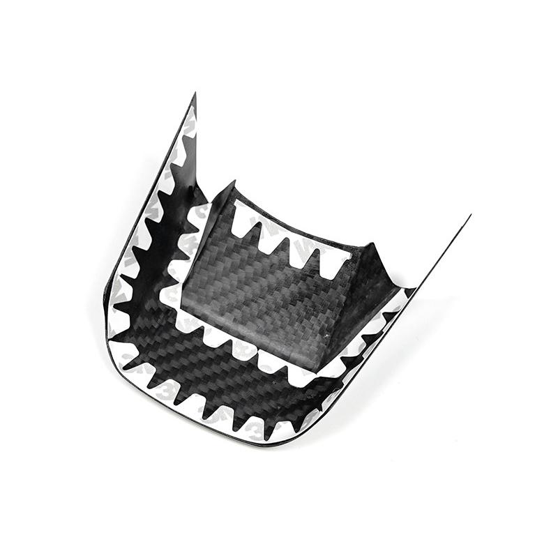 For BMW MINI Cooper S F54 F55 F56 F57 F60 2022 2023 Car Steering WWheel Carbon Fiber Decorative Cover Car Interior Stickers