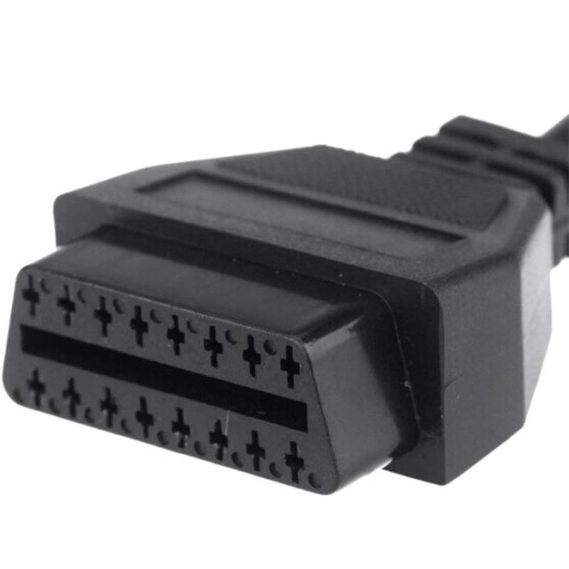 17 Pin to 16 Pin Cable OBDII OBD2 Cable Diagnostic Adapter Connector For Mazda Car Accessories