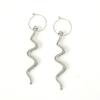 Year Tide Snake Earrings Women'S Design Stud Earrings Personality Temperament Exaggerated Long Earrings