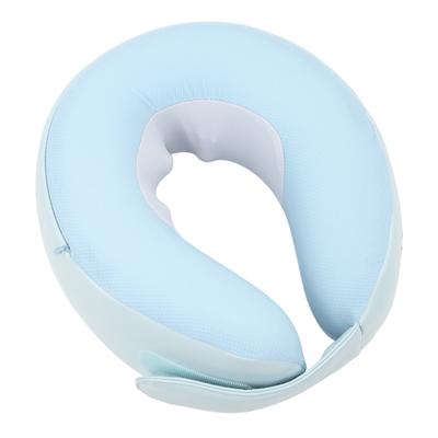 Travel Neck Massager Pillow Memory Foam 4 Modes Hot Compress Cordless U Shaped Intelligent Voice