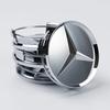 New 4 Pieces/Set Mercedes Benz AMG Wheel Center Hub Caps 75mm Diameter with Embossed Benz Emblem Tire Rim Covers for W203 W206 W220