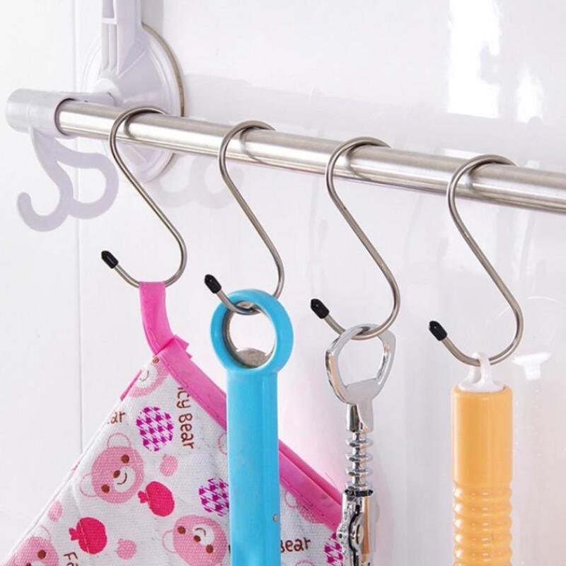 

Multipurpose S-hook 4P set bathroom hook hook S-hook No.01 Non-slip Multipurpose S-Hook 4P Set