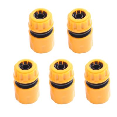 5Pcs Hose Adapter Pipe Connector Fitting ABS 3 4in Quick Connection Set Kit for Garden