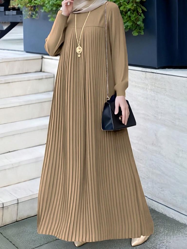 Muslimisches Kleid im neuen Stil Damenbekleidung Naher Osten Laufsteg Langes Kleid Elegante Bekleidung Mode